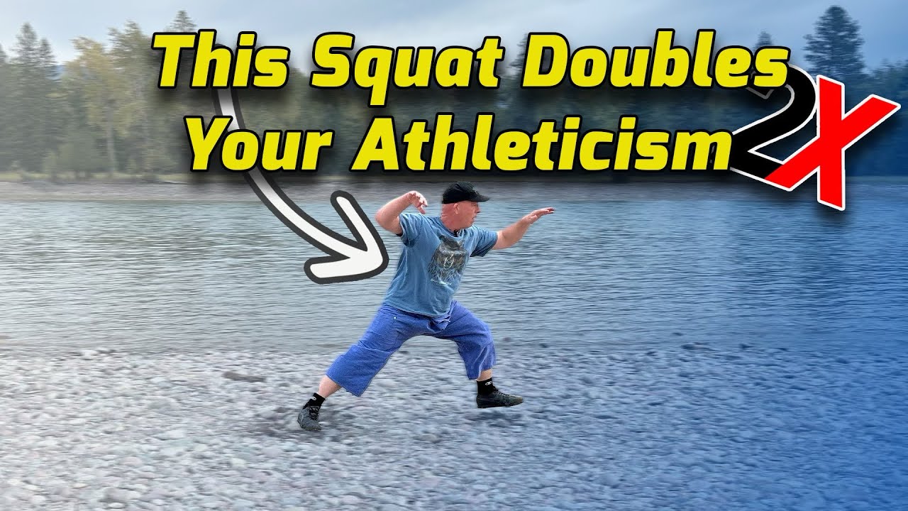 Эта поза и приседания удваивают вашу атлетичность за 1 минуту