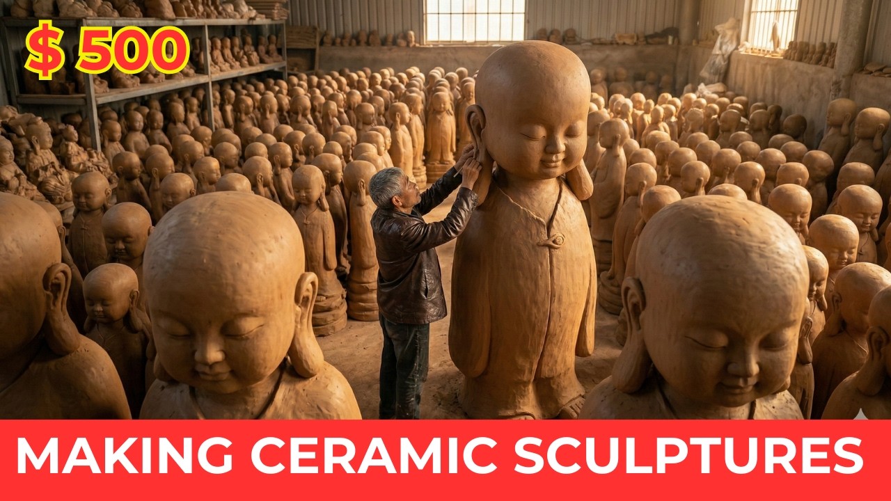 How Ceramic Sculptures Are Made by Hand | Traditional Craft Process