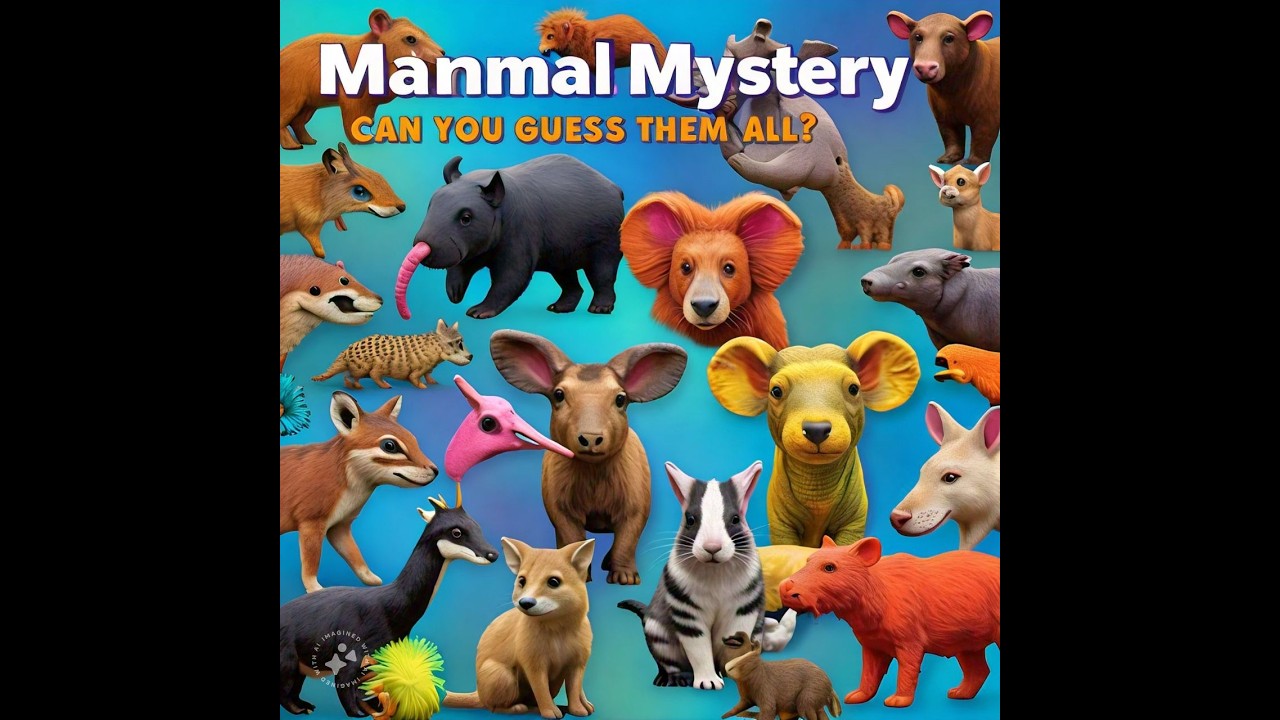 Mammal Mystery: Can You Guess Them All? 🐻