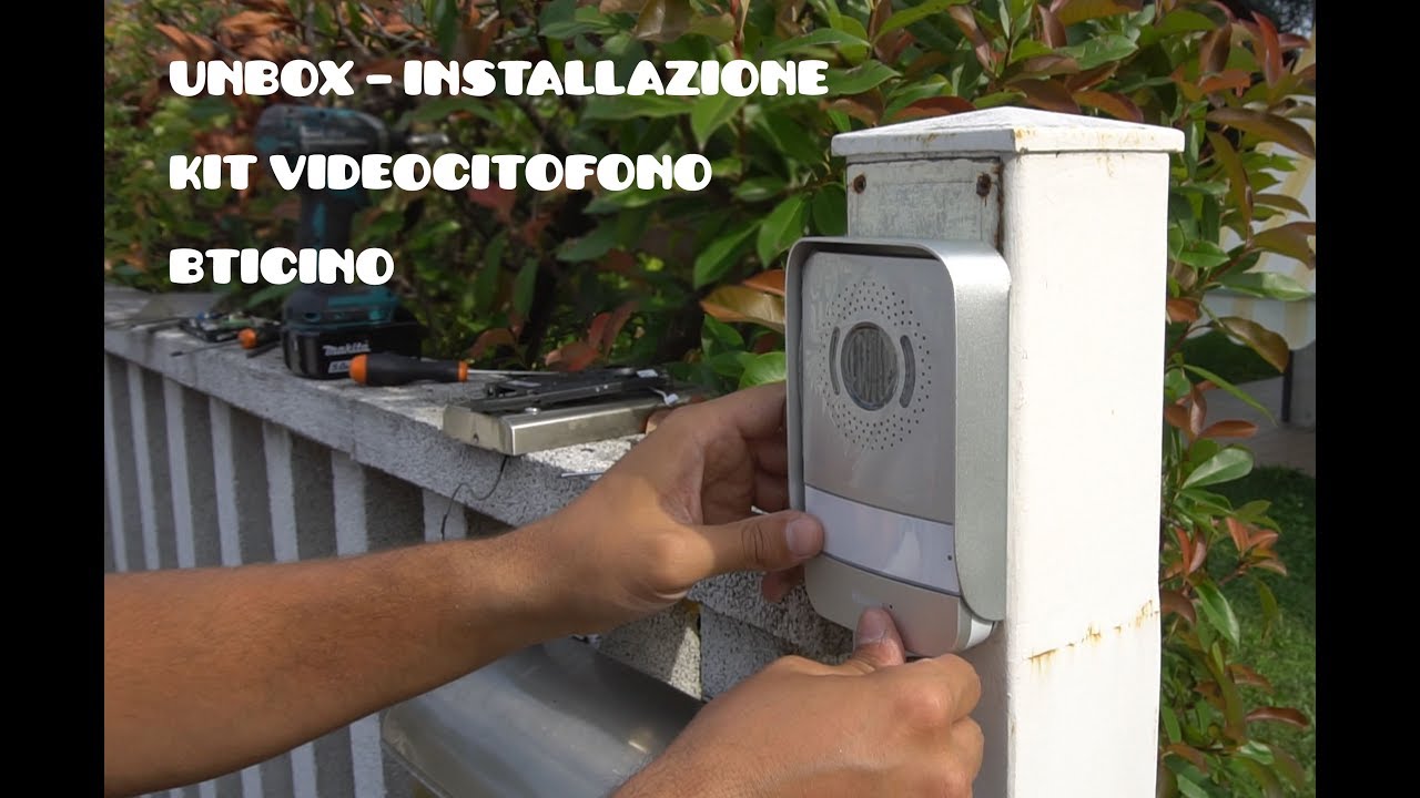 videocitofono bticino 316913 - unbox e installazione