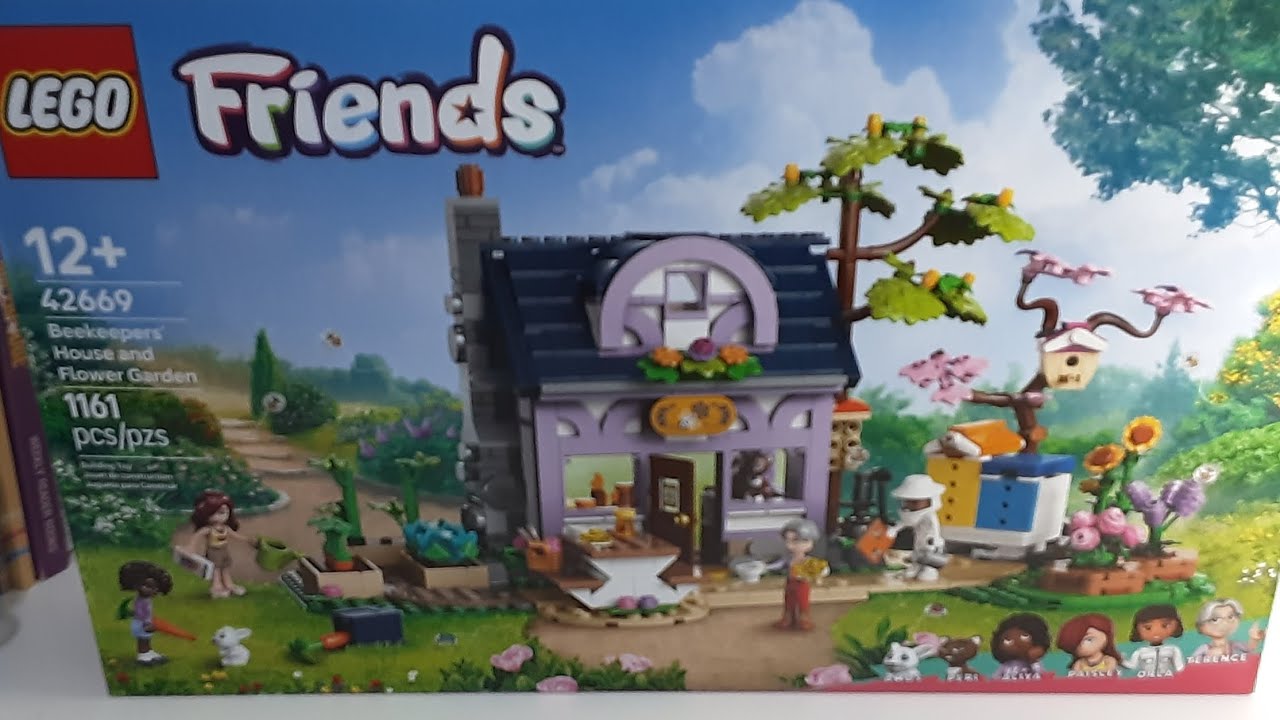 #lego Friends Beekeepers House and Flower Garden #42669