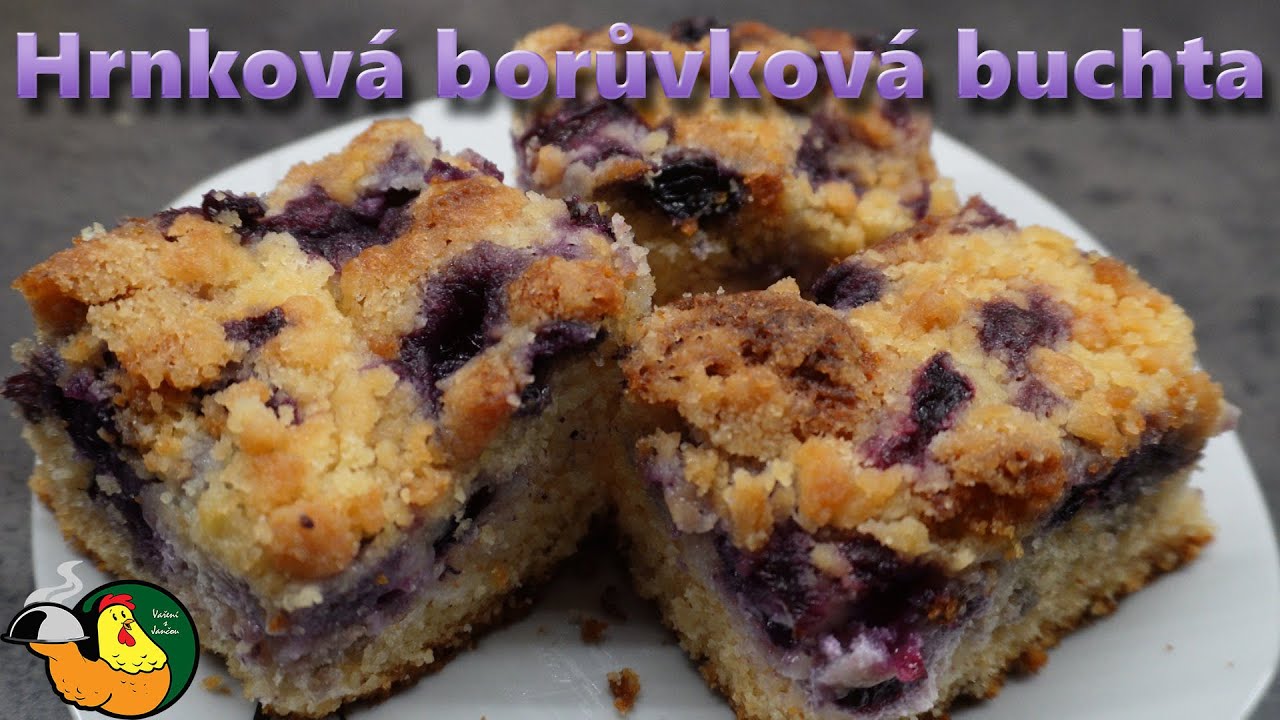 Hrnková borůvková buchta