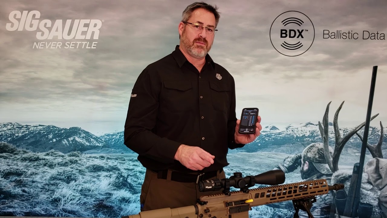 SIG BDX App: Ballistic Holds