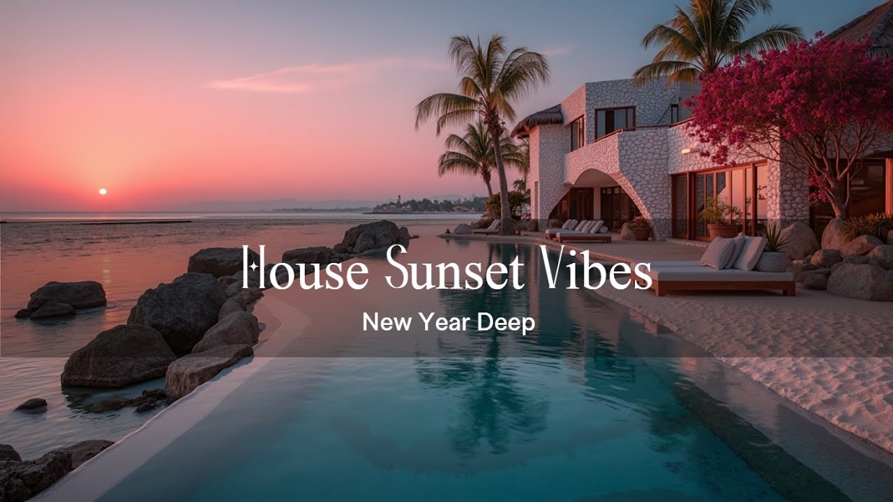 New Year Deep House Sunset Vibes ~ Luxury Chill Music for Infinity Pool Relaxation