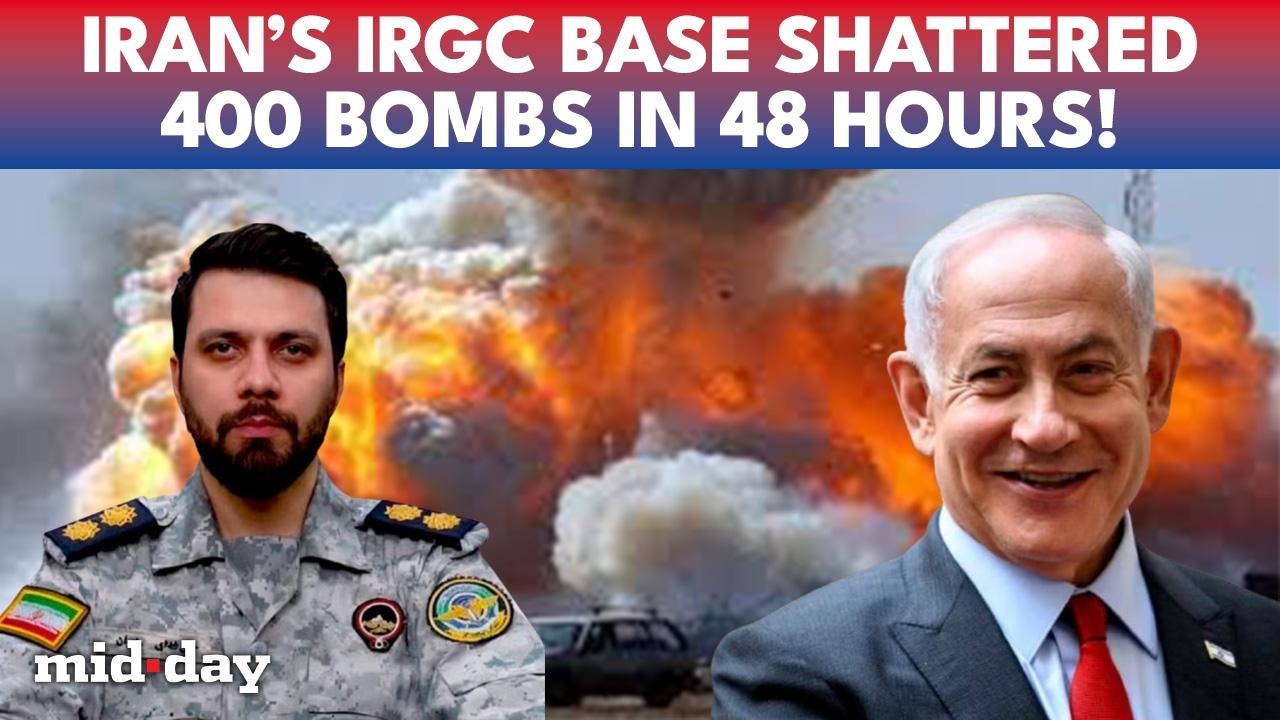 Israel POUNDS Iranian COMMAND CENTERS, IRGC Base In Tehran Targeted