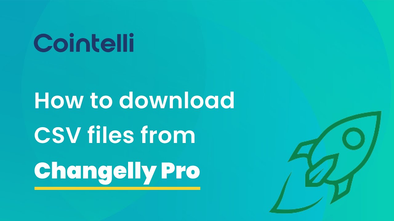 Changelly Pro Tax Reporting: How to Get CSV Files from Changelly Pro