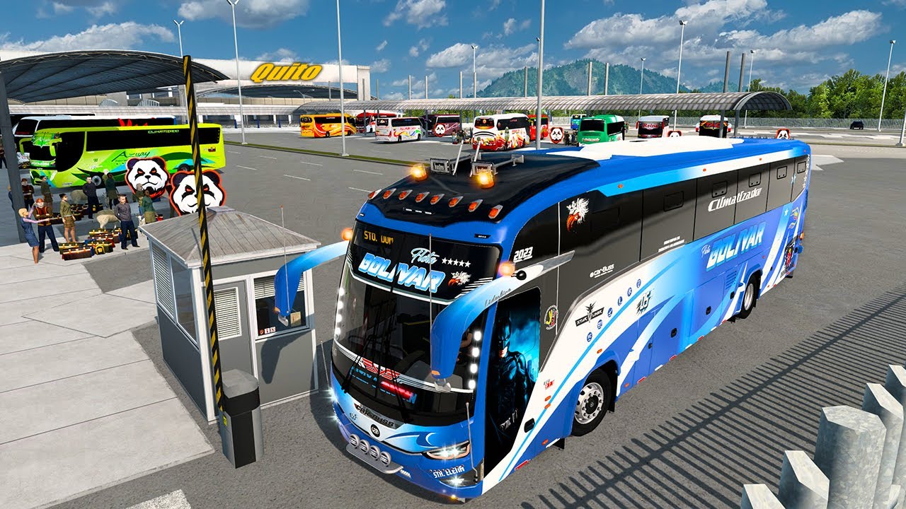 AUTOBUS flota Bolívar El mas Rápido de ECUADOR Terminal de QUITO American Truck Simulator