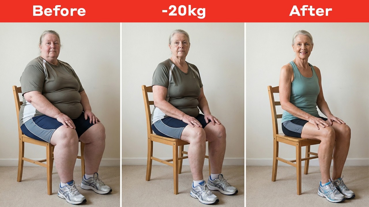 10-Minute Chair Workout for Seniors 50+ | Burn Belly Fat & Tone Your Core