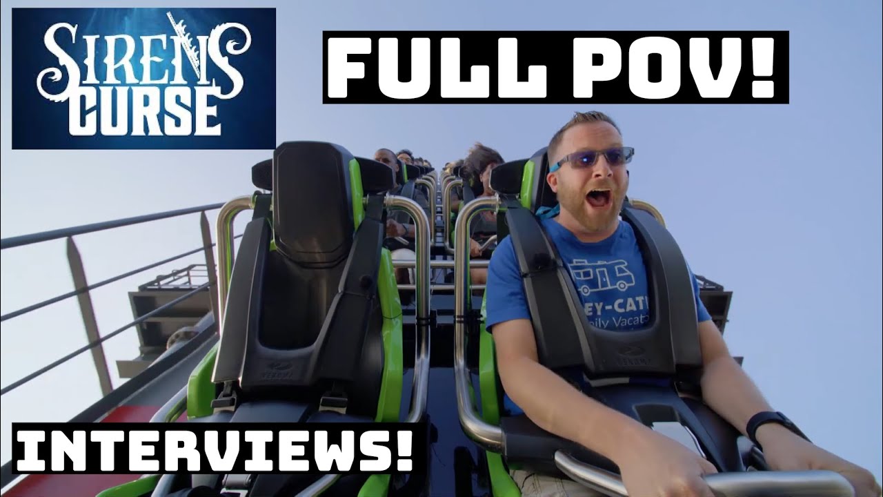 🎢 Siren's Curse FULL Reverse POV + Interviews with Vekoma & Cedar Point | 2025 Media Day Coverage!