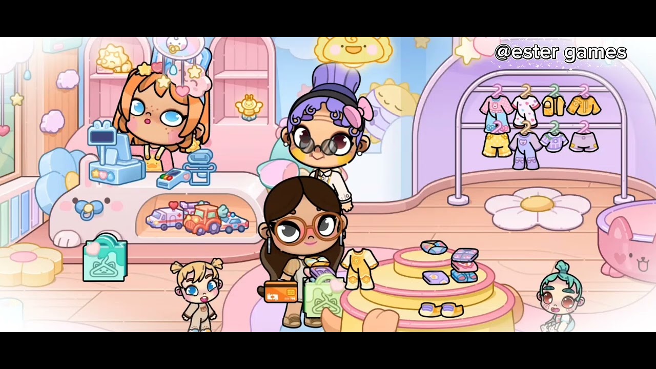 Rotina comprardo roupas novas para Eva .🎀👗👚 ( a Eva cresceu 😱😨