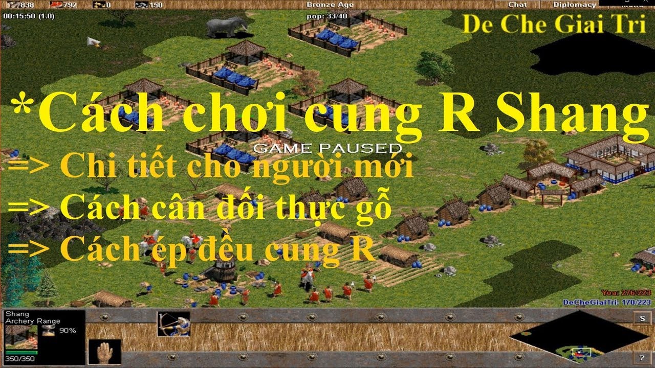 Cách chơi cung R Shang | Chi tiết cho người mới