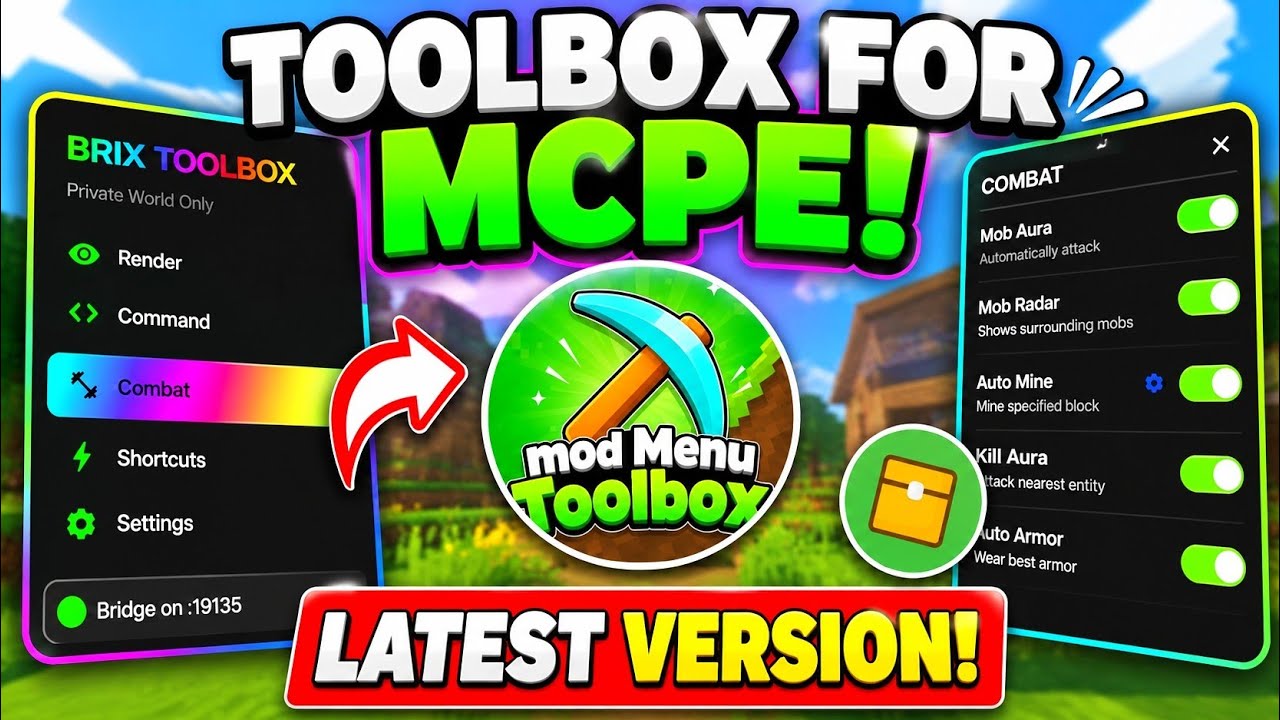🤯LATEST TOOLBOX For Minecraft PE 🔥( SO MANY FEATURES ) 💎 | Toolbox Minecraft, Latest toolbox, toolbo
