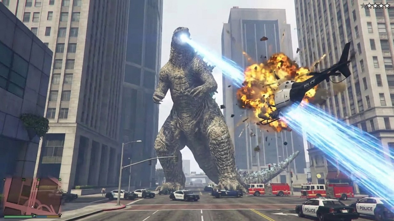 GTA 5 Godzilla Freeroam