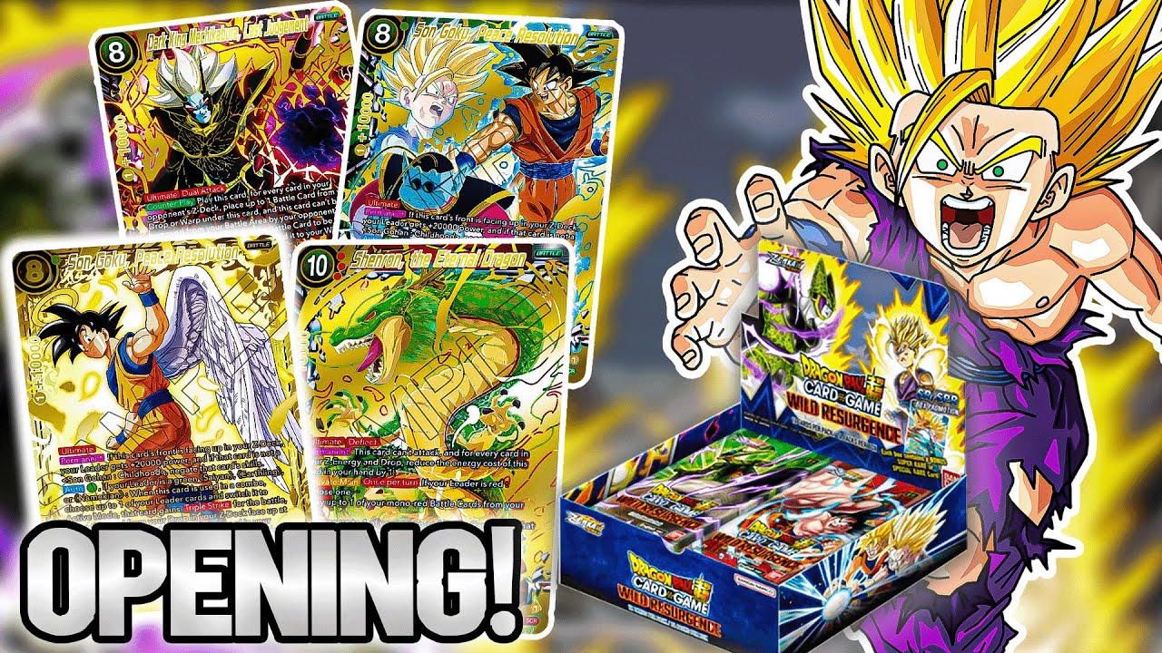 Das NEUE GOD RARE Set - B21 Wild Resurgence ist DA! Dragonball Super Card Game Display Opening