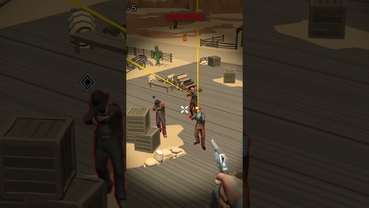 Wild west cowboy redemption android and ios Gameplay #shorts
