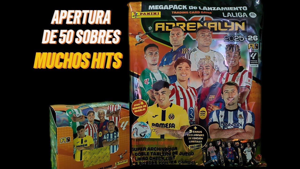 APERTURA ÉPICA DE 50 SOBRES de ADRENALYN XL 2025 #football #adrenalynxl  