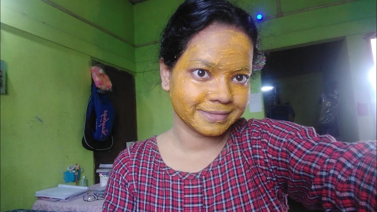 I apply a facepack. 