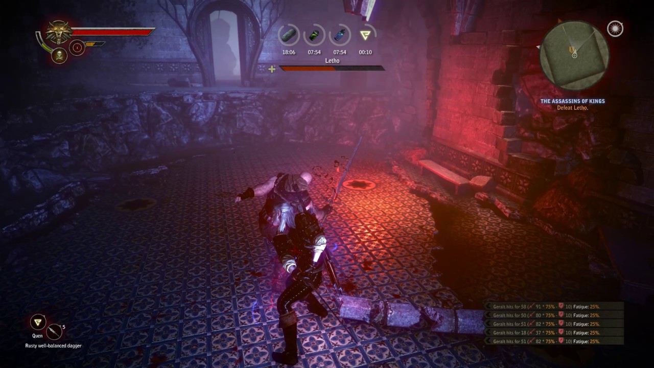 The Witcher 2: Assassins of Kings | How to Fight Letho - Chapter 1 [Dark]