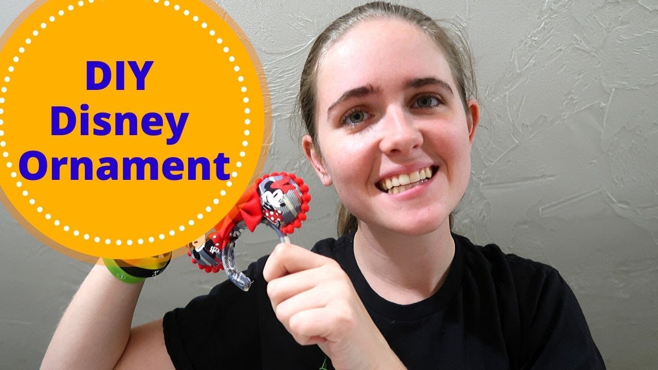 DIY Disney Ear Christmas Ornaments | Vlogmas Day 12