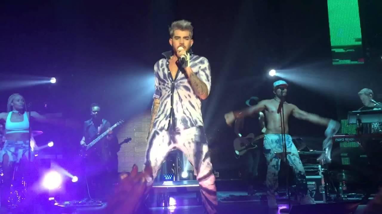 Adam Lambert - Another One Bites The Dust (Queen Cover) & Trespassing @ Munich, 06.05.16