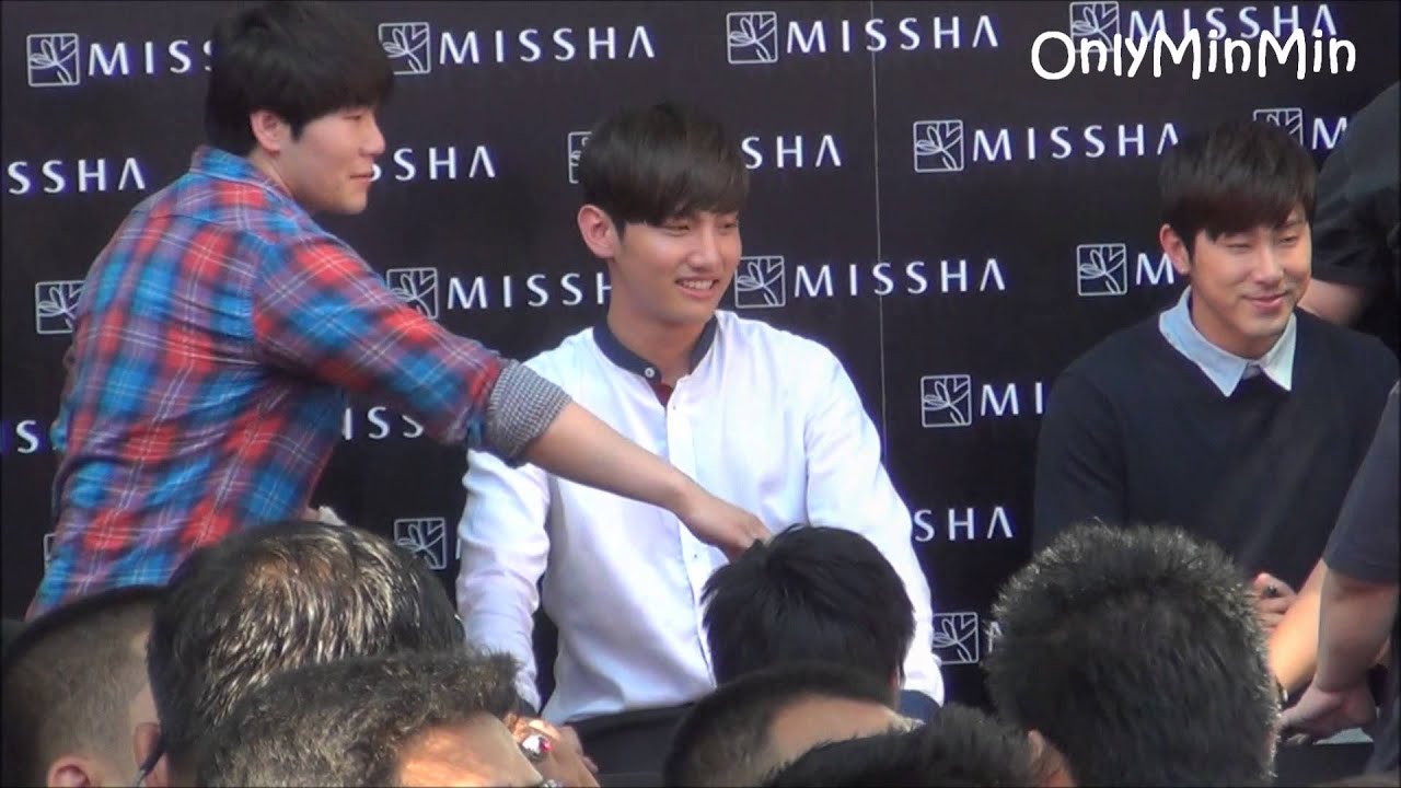 130324 Changmin at Missha event BKK [Kyuhyun's billboard]