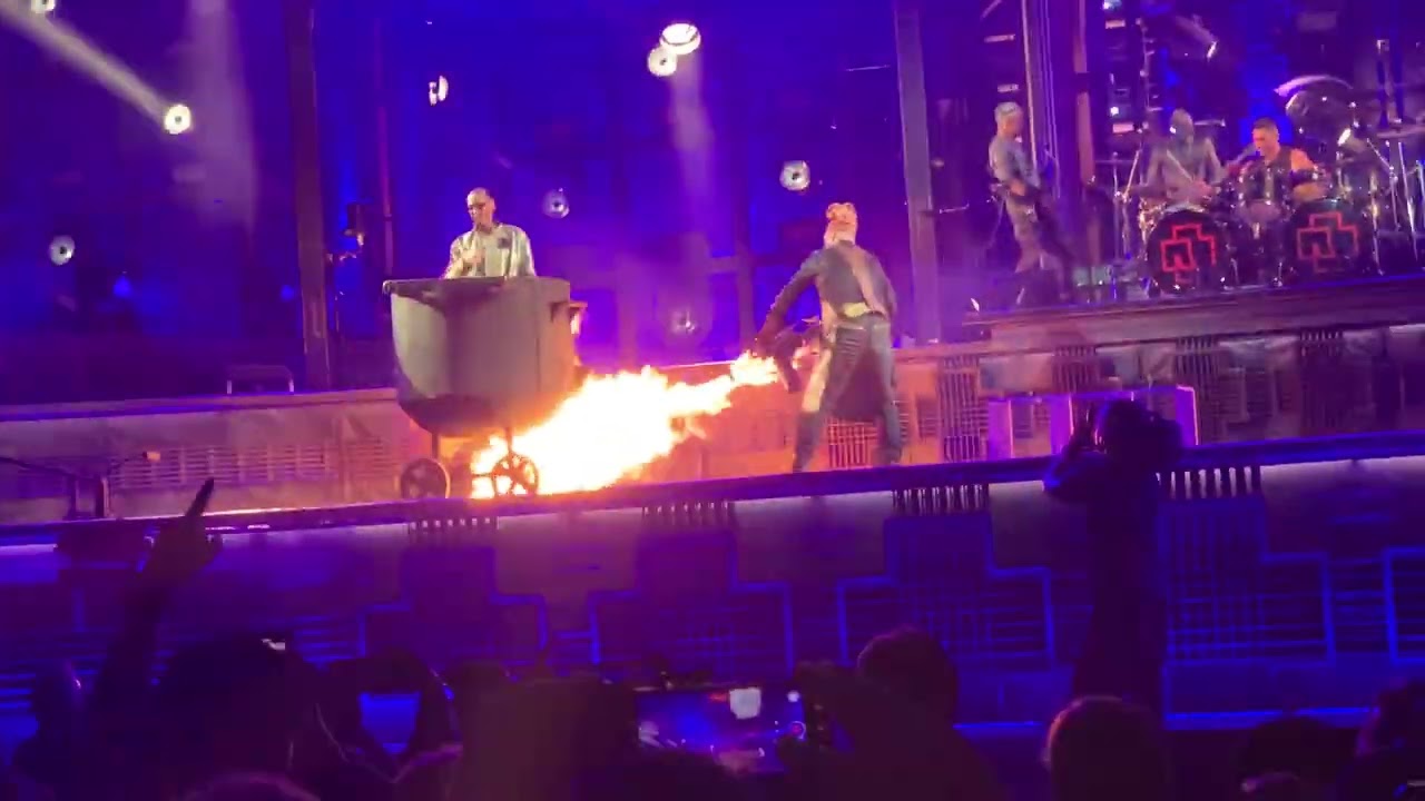 Rammstein - Mein Teil Live 2022 - Soldier Field Chicago IL