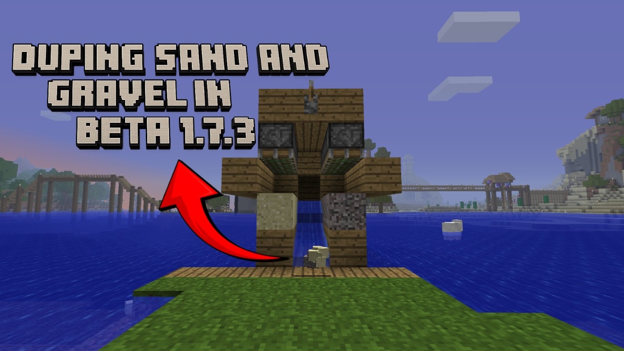 How to create a sand gravel duper (beta 1.7.3)