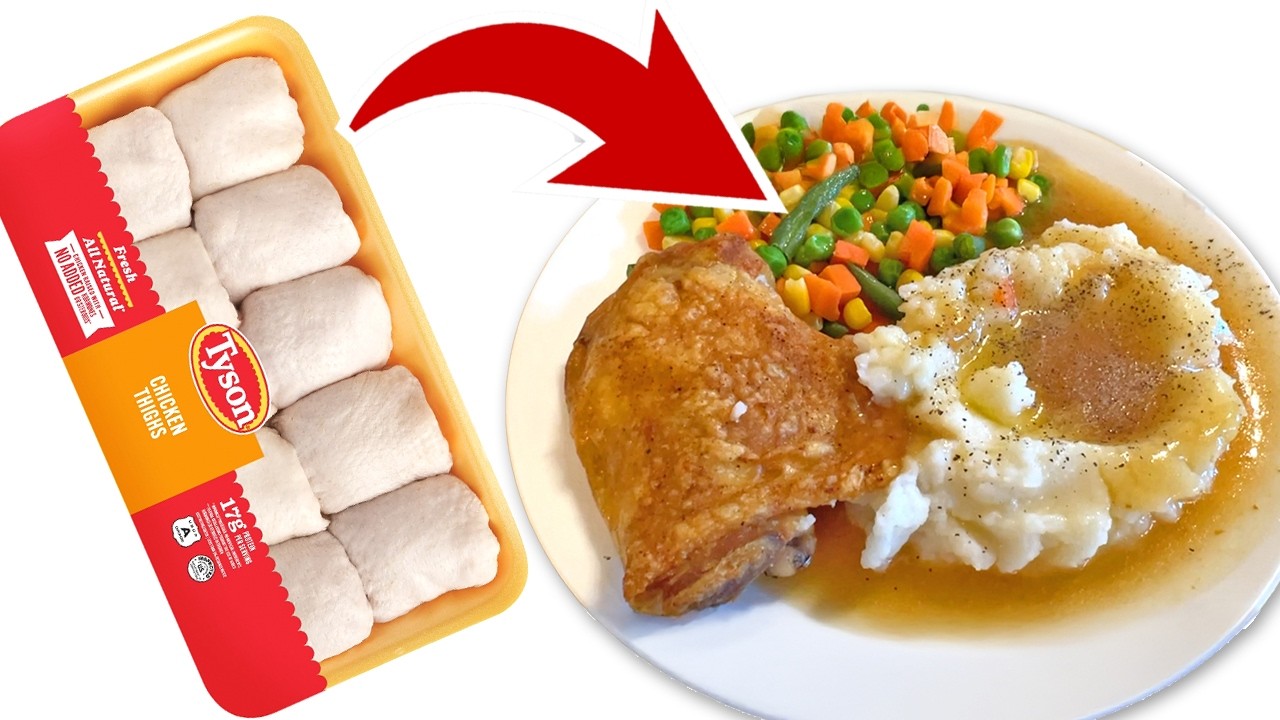 Roast Chicken Dinner From Frozen? Watch This! 2 Ingredients!