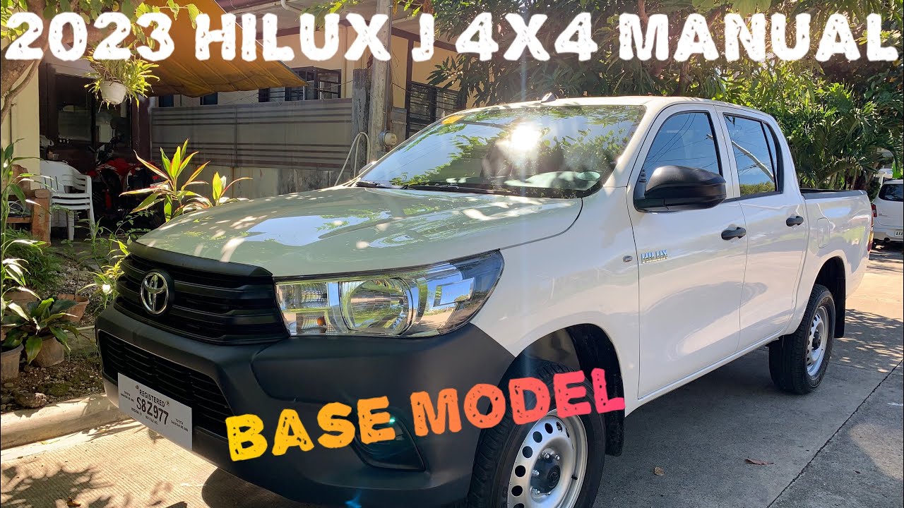 New 2023 Hilux J 2.4 4x4 Manual