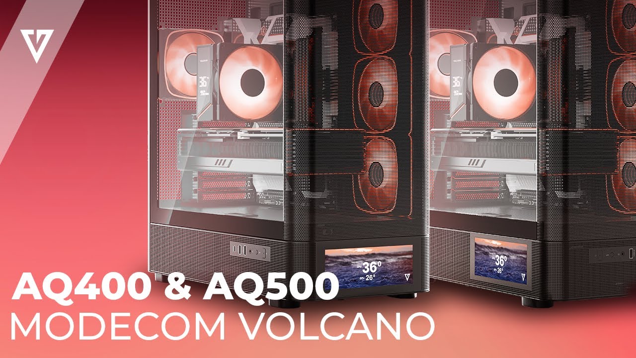 MODECOM VOLCANO AQ500 oraz AQ400 ARGB MIDI | Prezentacja 