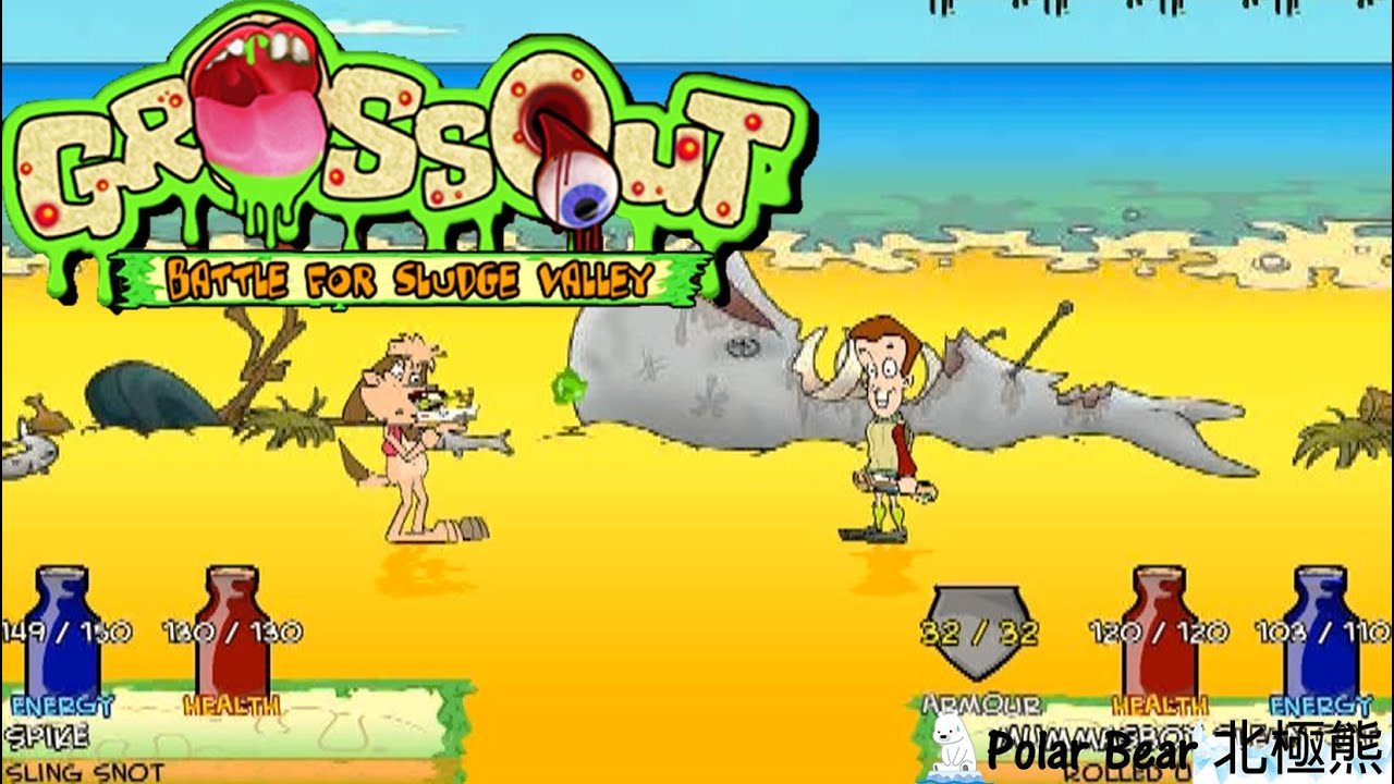 Gross Out Battle for Sludge Valley Gameplay (Flash Game)