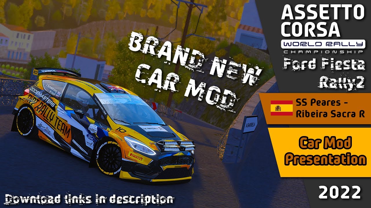 Assetto Corsa Rally | Brand New Ford Fiesta Rally2 Car Mod by SRD | SS Peares Ribeira Sacra Reverse