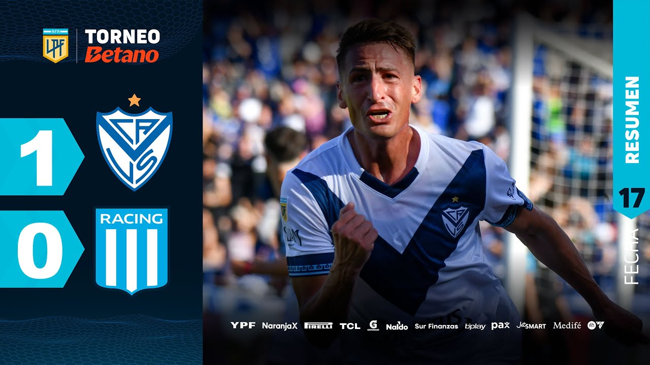 VÉLEZ 1 - 0 RACING I Resumen del partido | 