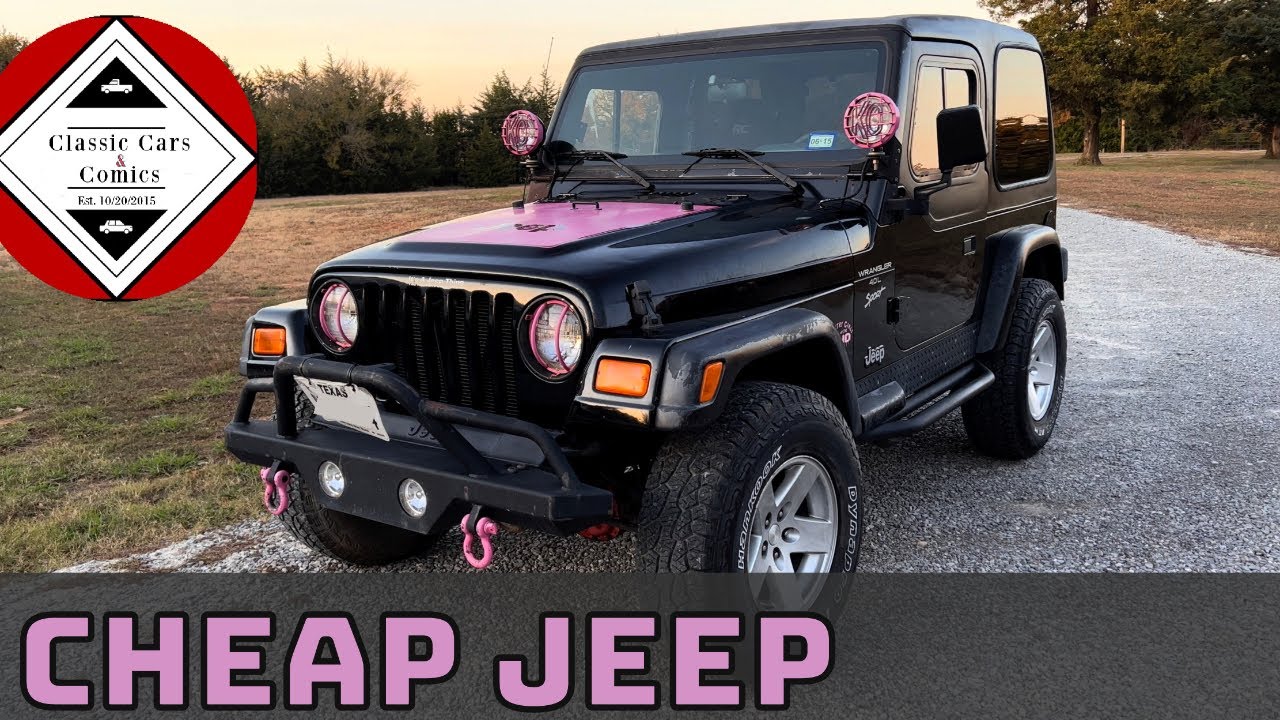 Cheap Jeep Part 1.  1999 Wrangler Sport, TJ. #jeep #jeepwrangler #jeepwranglertj