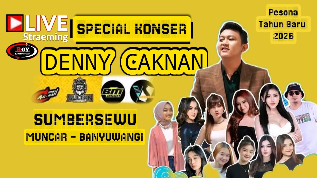 Live 🇮🇩 KONSER DENNY CAKNAN DESA SUMBERSEWU MUNCAR BANYUWANGI