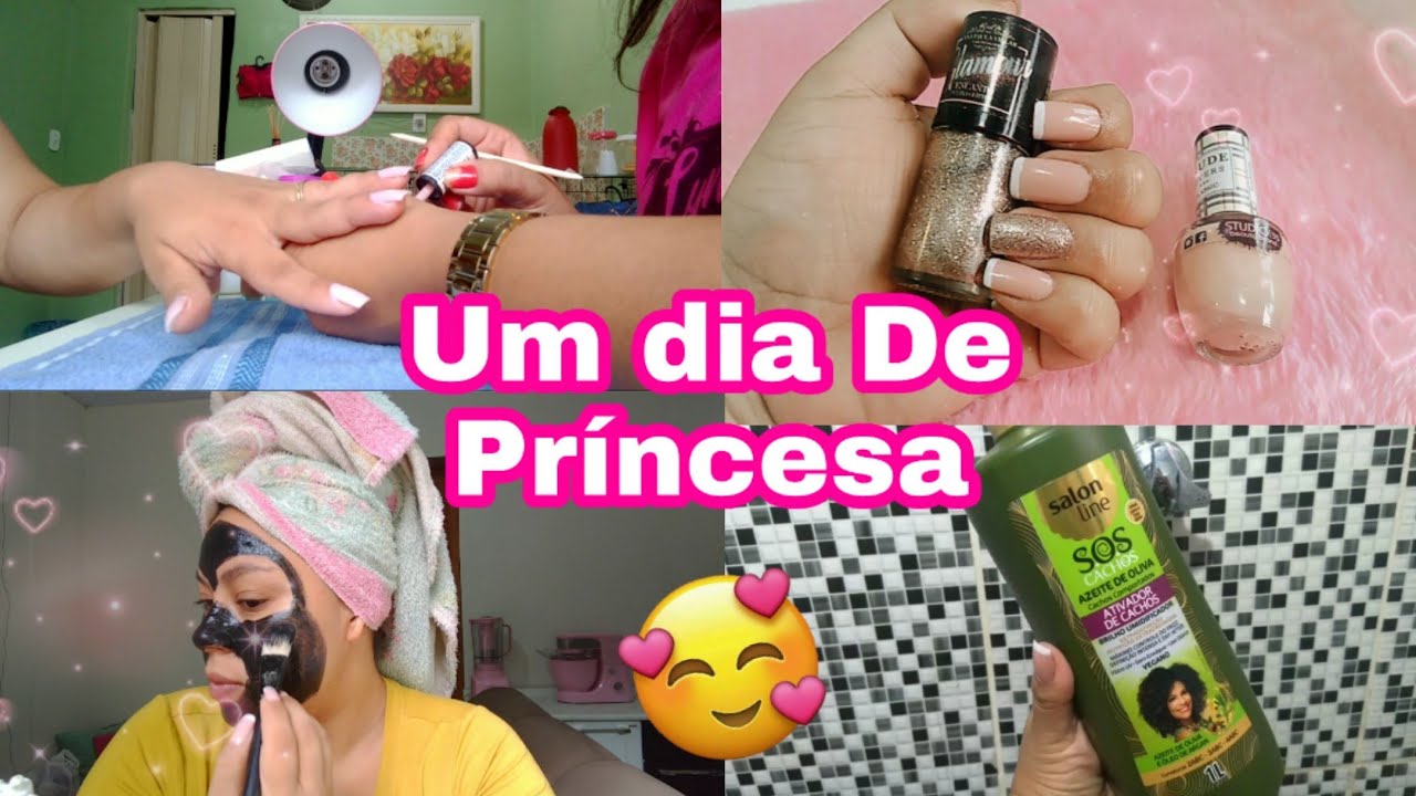 Unhas Novas😍 Um dia de Pr&iacute;ncesa Cuidei de mim (antes da Viajem✈️)