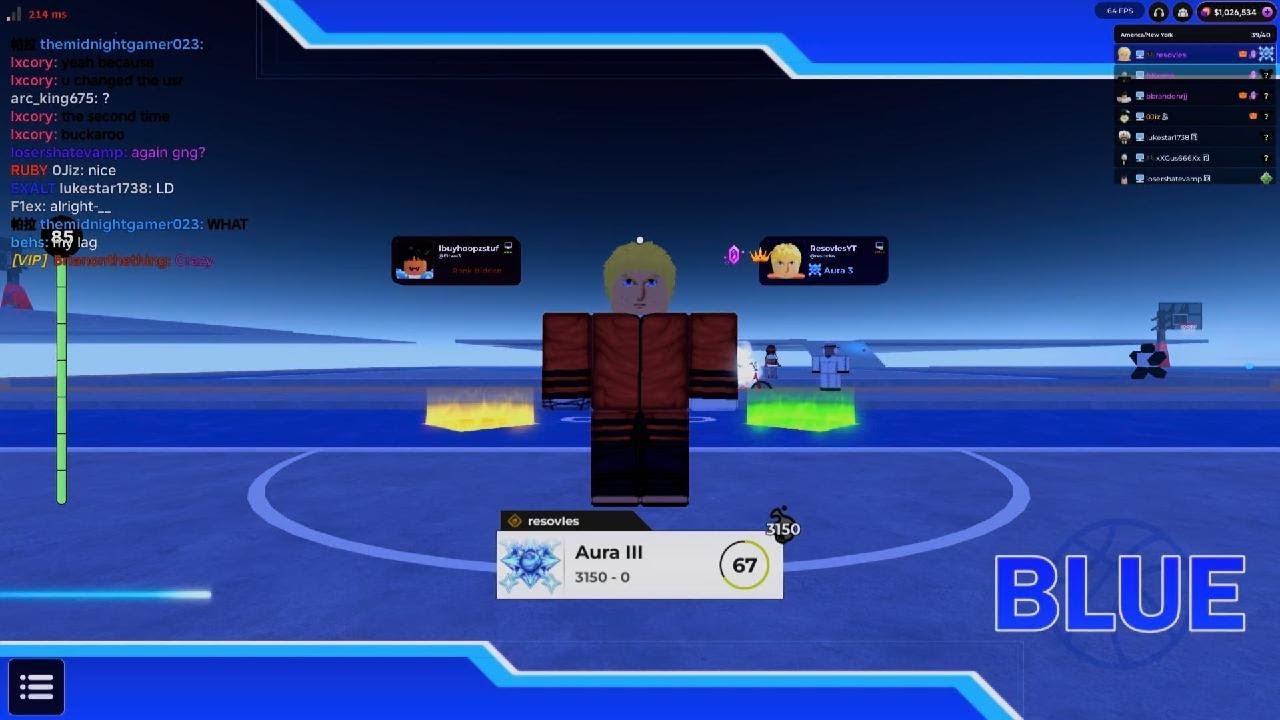 PLAYING AS NAURTO IN ROBLOX HOOPZ!!!