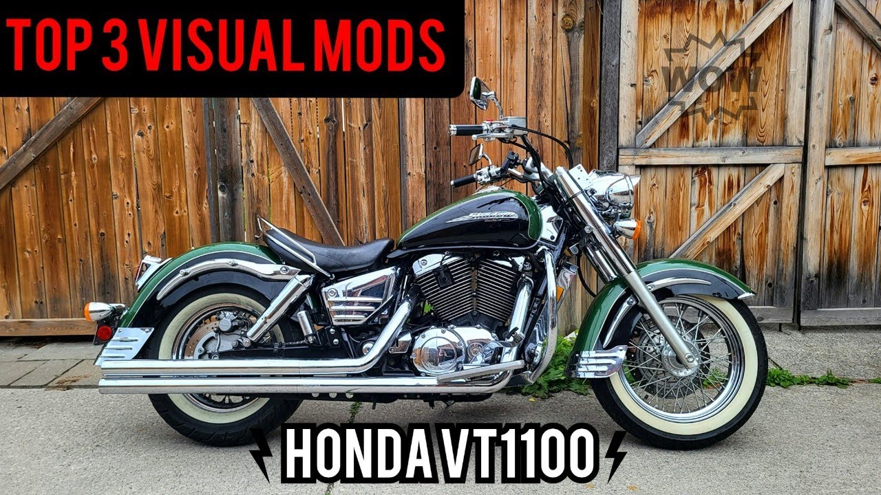 How to transform your Honda Shadow 1100VT with 3 Simple Mods  #transformation #modified