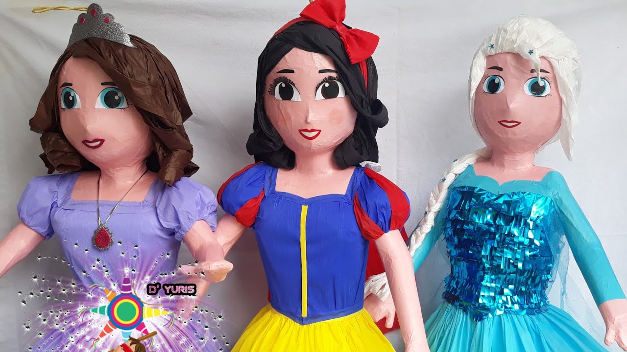 Como vestir una piñata de princesa