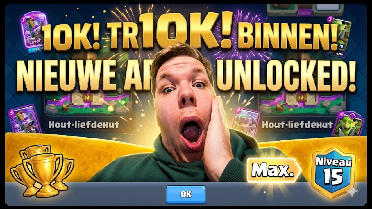10 k berijkt op clash royaal