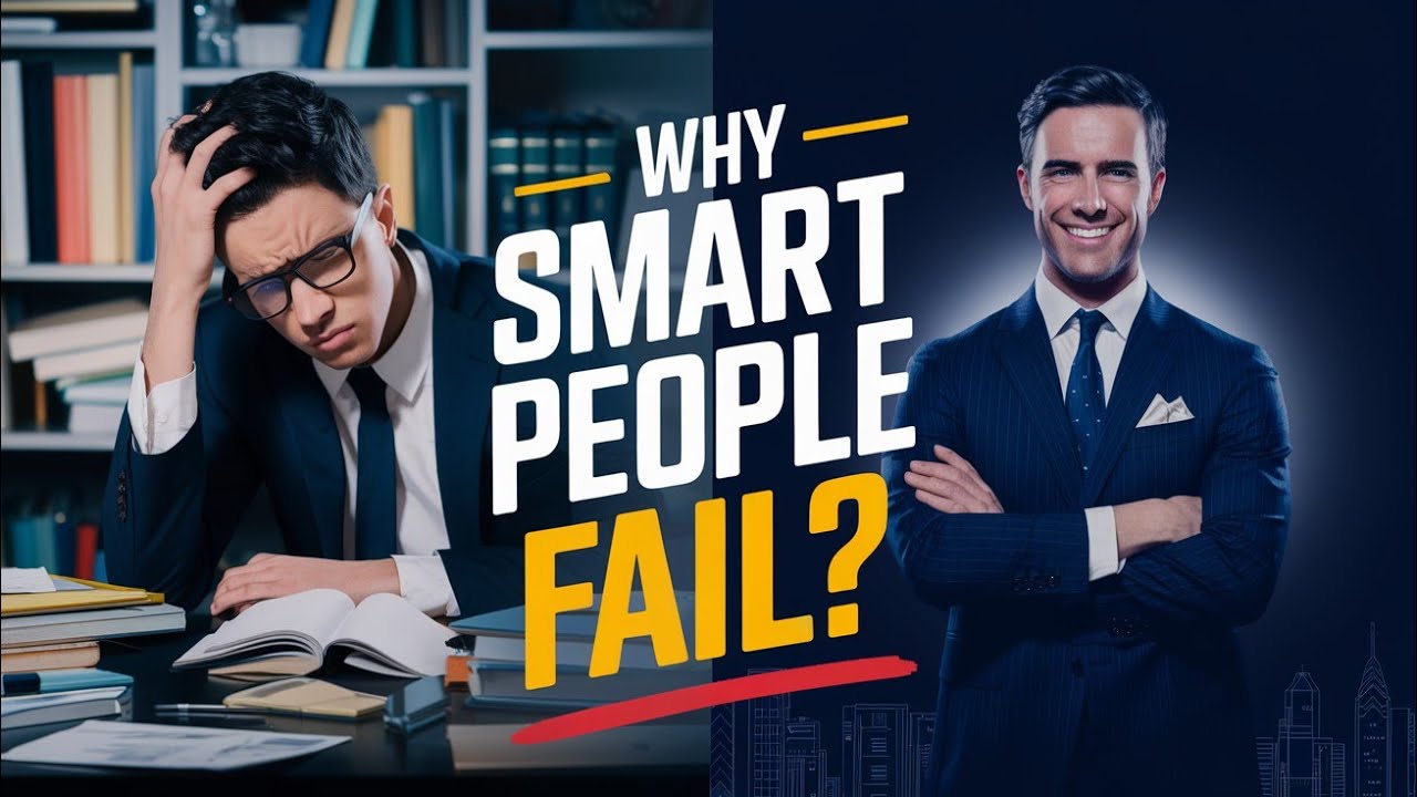 Why Do Smart People FAIL? 5 Shocking Reasons & How to Fix Them!  #motivation
