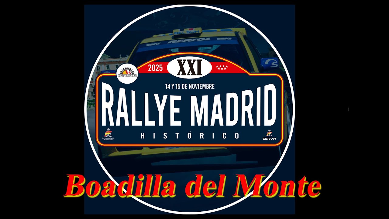 Rallye Madrid Histórico 2025 Salida Boadilla del Monte