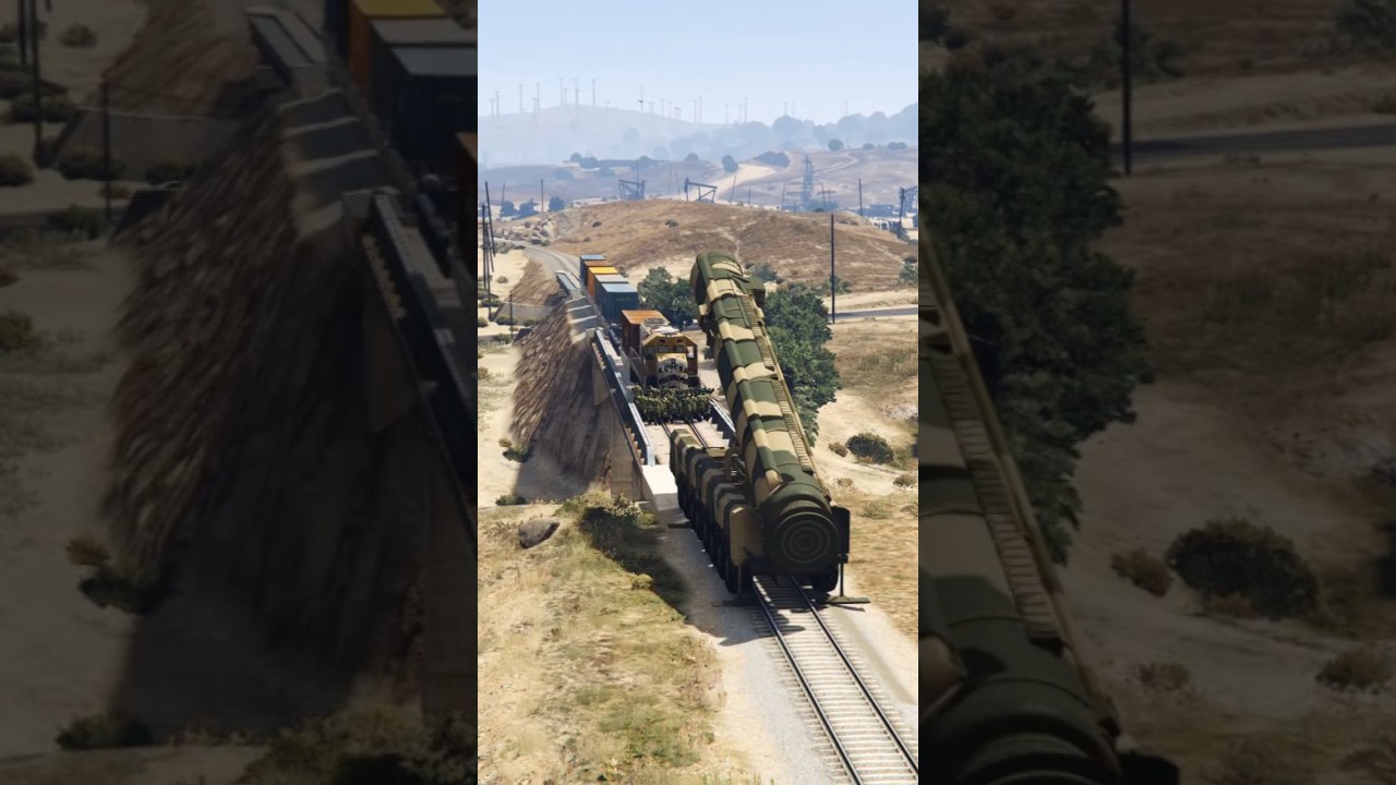 Iranian Forces Target an American Military Train With Powerful Missiles &ndash; GTA 5