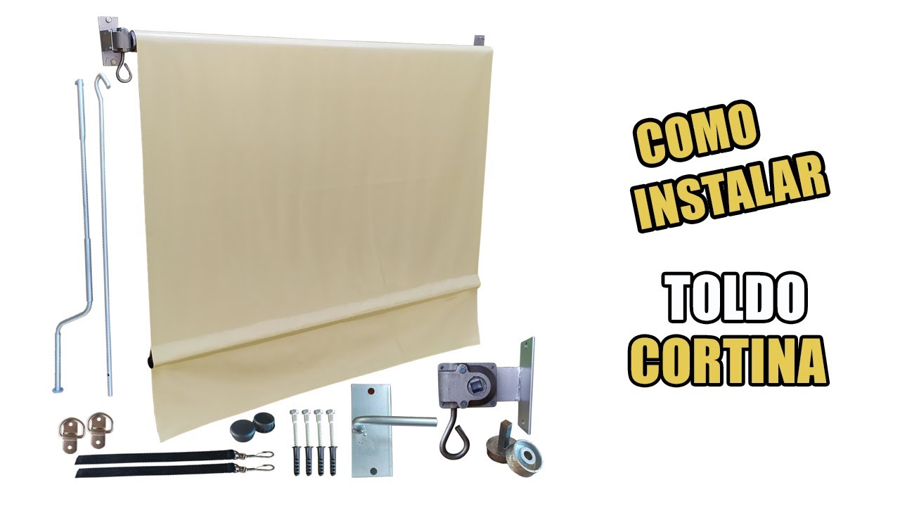 Como Instalar uma Lona de Toldo Cortina Retrátil