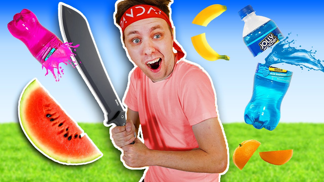 FRUIT NINJA PÅ RIKTIGT *PANDAI-HUSET TESTAR*