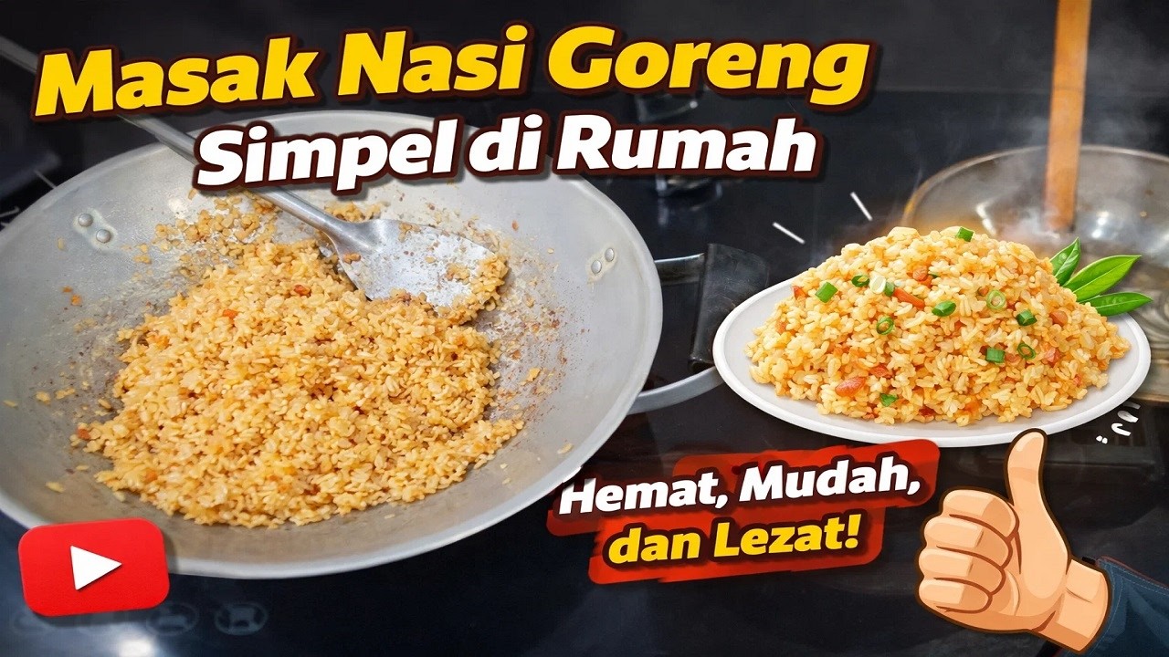Masak Nasi Goreng Simpel di Rumah | Hemat, Mudah, dan Lezat!