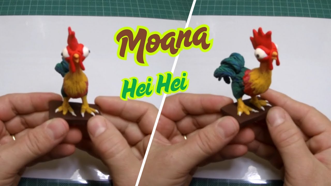 Hei hei from Disney Moana | Clay craft