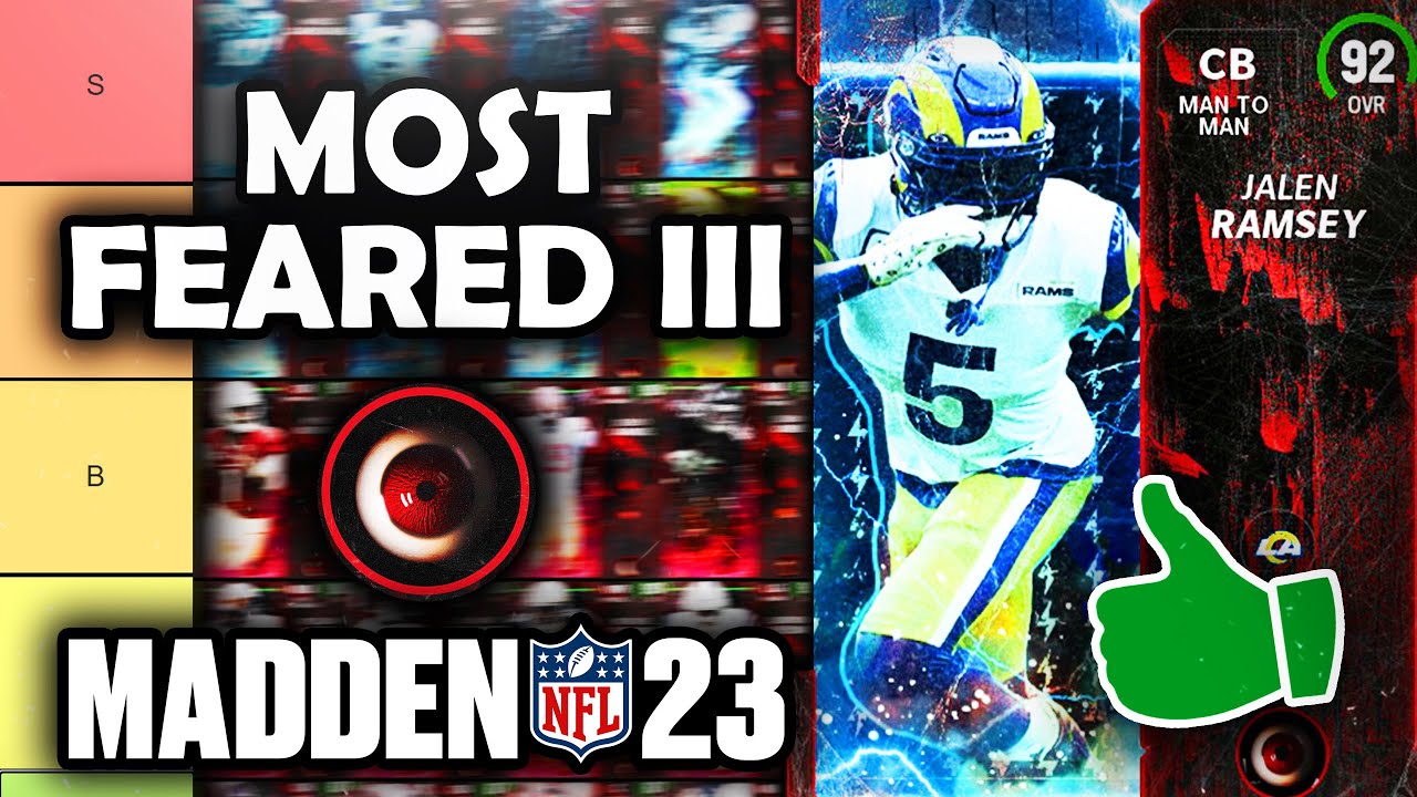 RANKING the BEST Most Feared III Cards in Madden 23 Ultimate Team (Tier List)