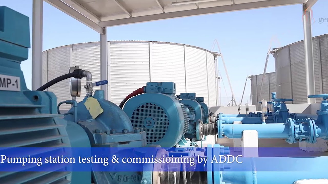 24 km Water pipeline and Pumping station design, ADDC approval and Installation, Abu Dhabi.