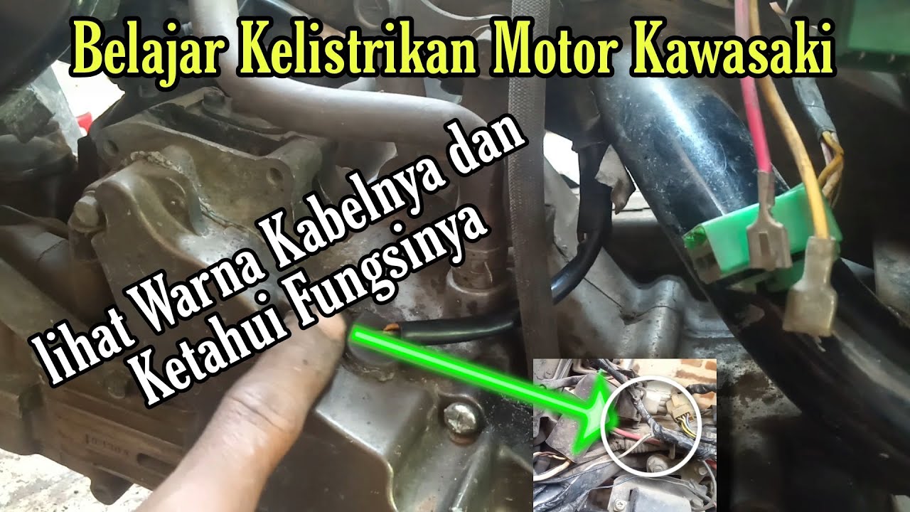 warna kabel kawasaki zx 130 dan fungsinya